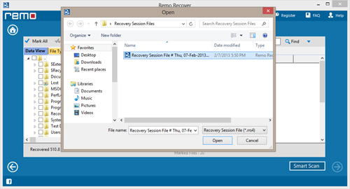How to Recover Large Folder from Recycle Bin? - Save Recovery Session