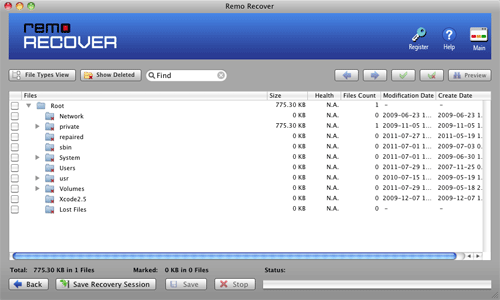 Logiciel Recuperer Fichier Supprimé MacBook - Preview Screen