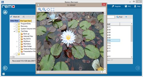 Windows 10 Folder Recovery - Preview Retrieved Data