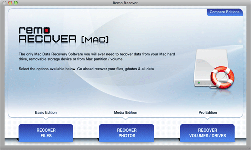 Recover Folder after RM - Main Screen